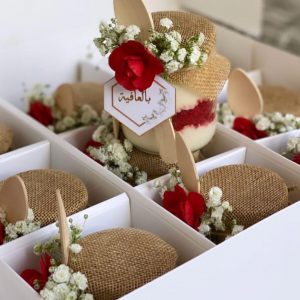 Burlap Box 12 Pieces