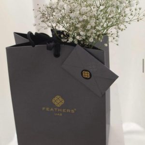 Feathers women’s bracelet and ring